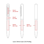 BND81 SOO, TWIST METAL BALL PEN-Logo